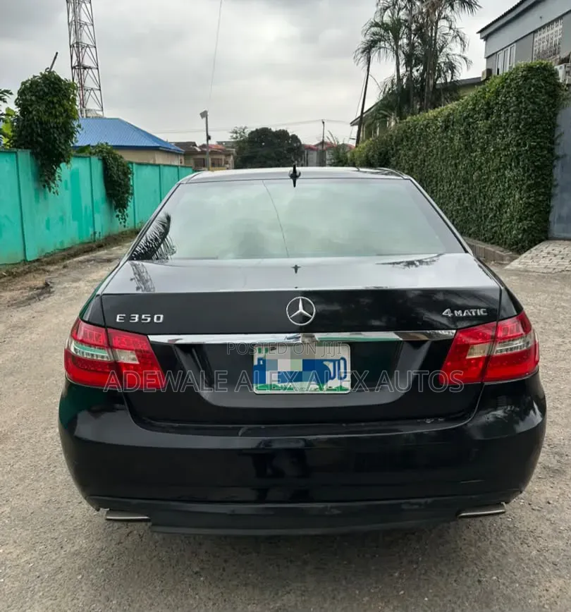 Mercedes-Benz E350 2010 Black
