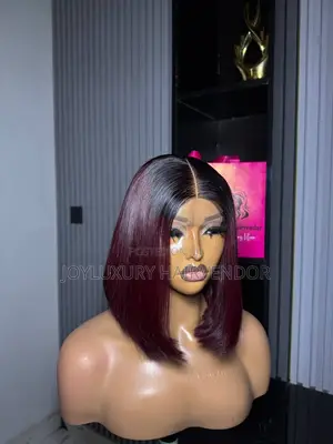 10” SDD Burgundy Color Bone With 2by4 Closure 200g