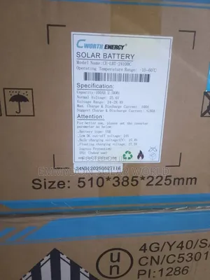 C Worth Solar Lithium Battery 2.5kwh 24v