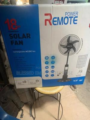Solar Rechargeable Fan With Panel
