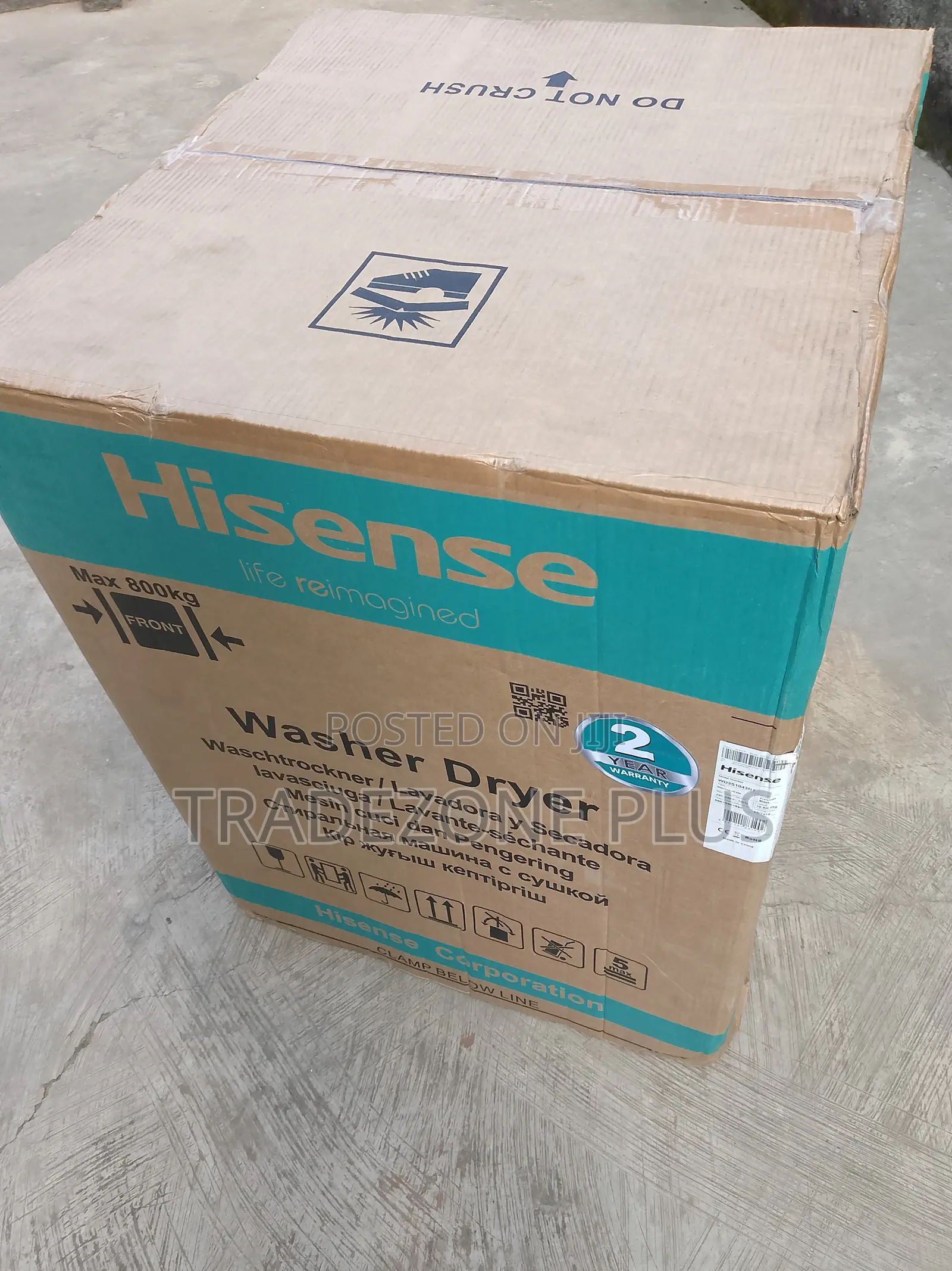 Hisense 10.5KG Washer 6KG Dry Automatic Machine