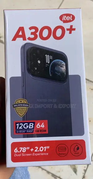 New Itel A200+ 64 GB Black