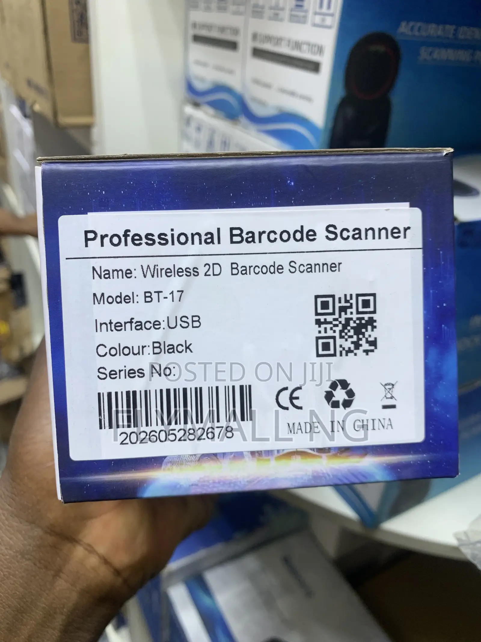 Hippoint BT-17 Wireless 2D Barcode Scanner