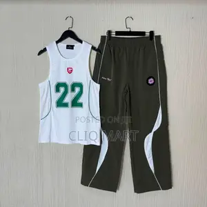 Men’s Athletic Jersey & Track Pants Set (Number 22