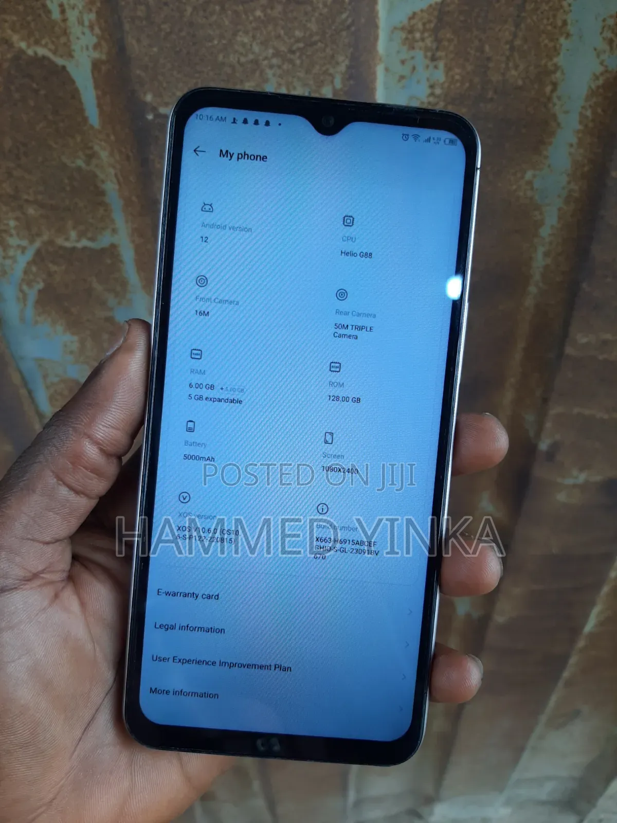 Infinix Note 11 128 GB White
