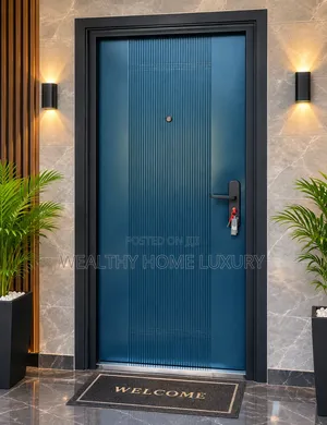 3ft Modern Steel Security Door for Rooms and Entrances