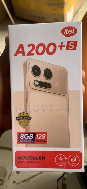 New Itel A200+ 128 GB Gold