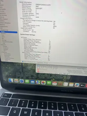 Laptop Apple MacBook Pro 2020 8GB Intel Core i5 SSD 256GB