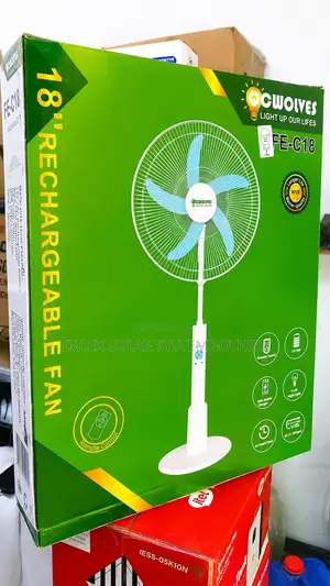 18inches Solar Standing Fan
