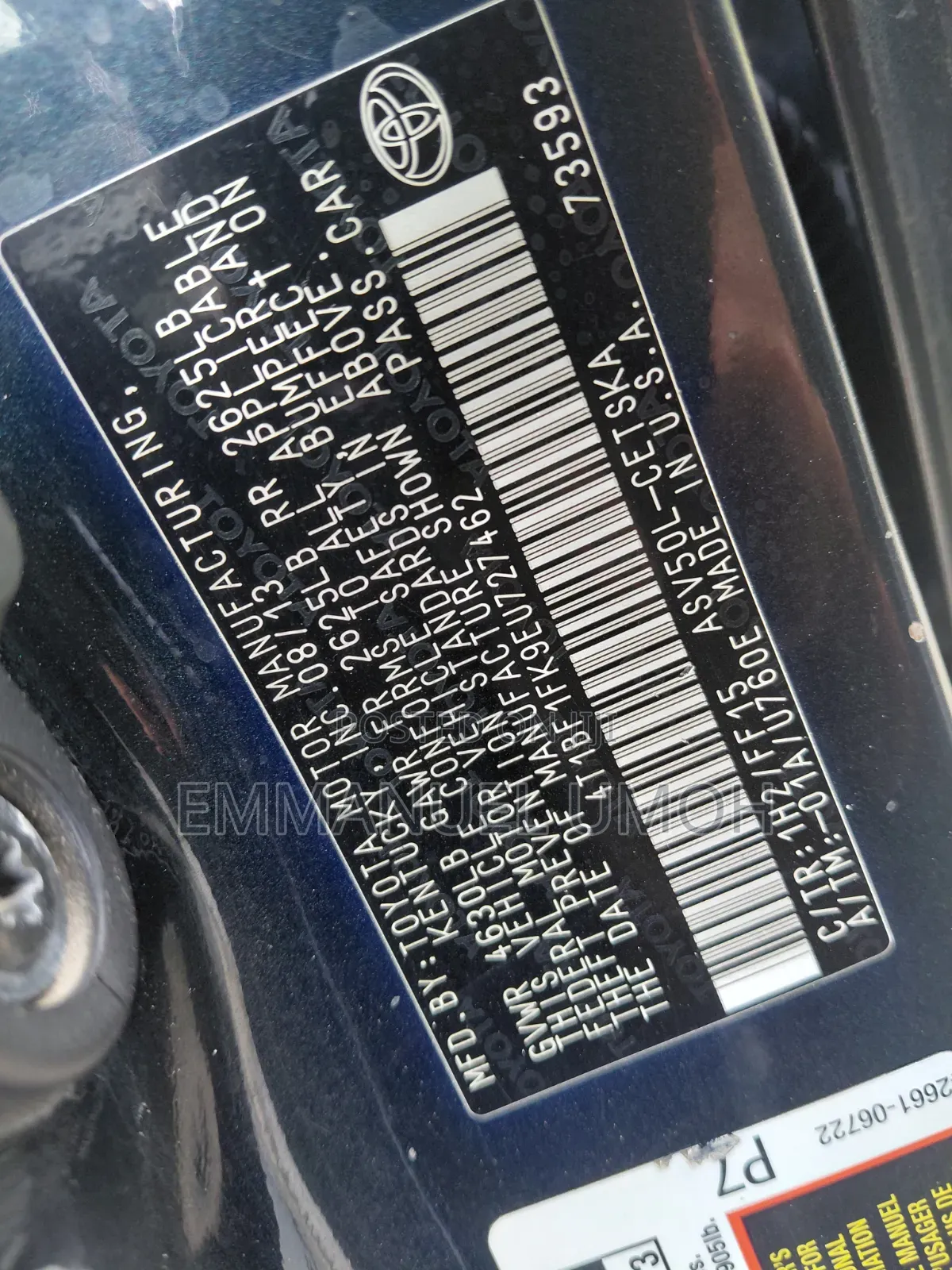 Toyota Camry 2014 Black