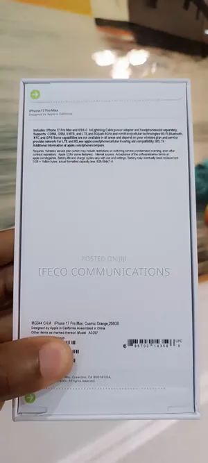 New Apple iPhone 17 Pro Max 256 GB Orange