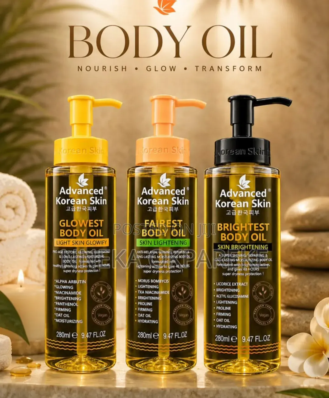 Advanced Korean Body Oil