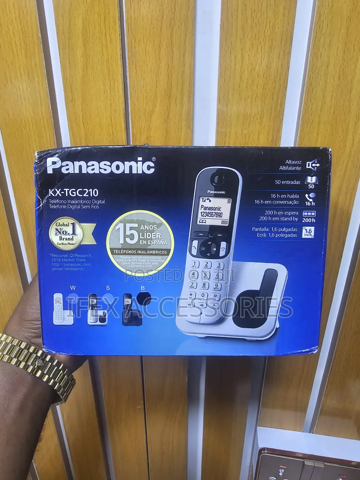 New Panasonic KX-TU301 Black