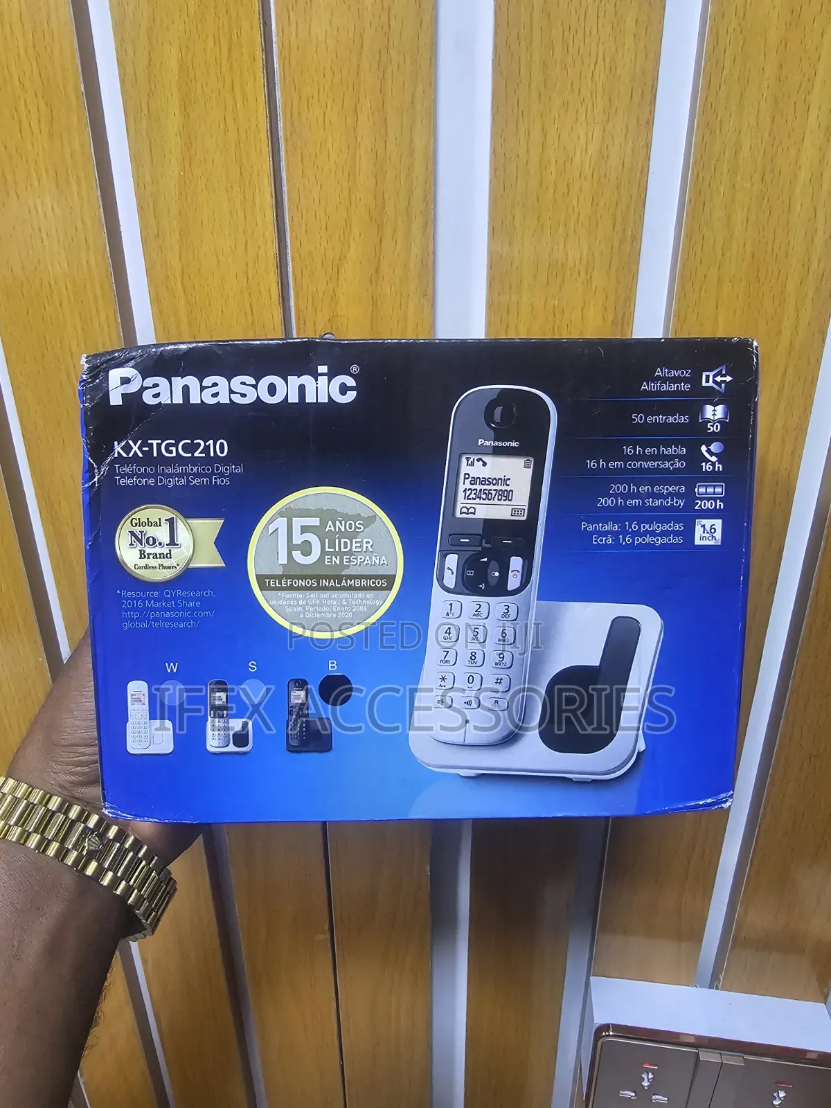 New Panasonic KX-TU301 Black