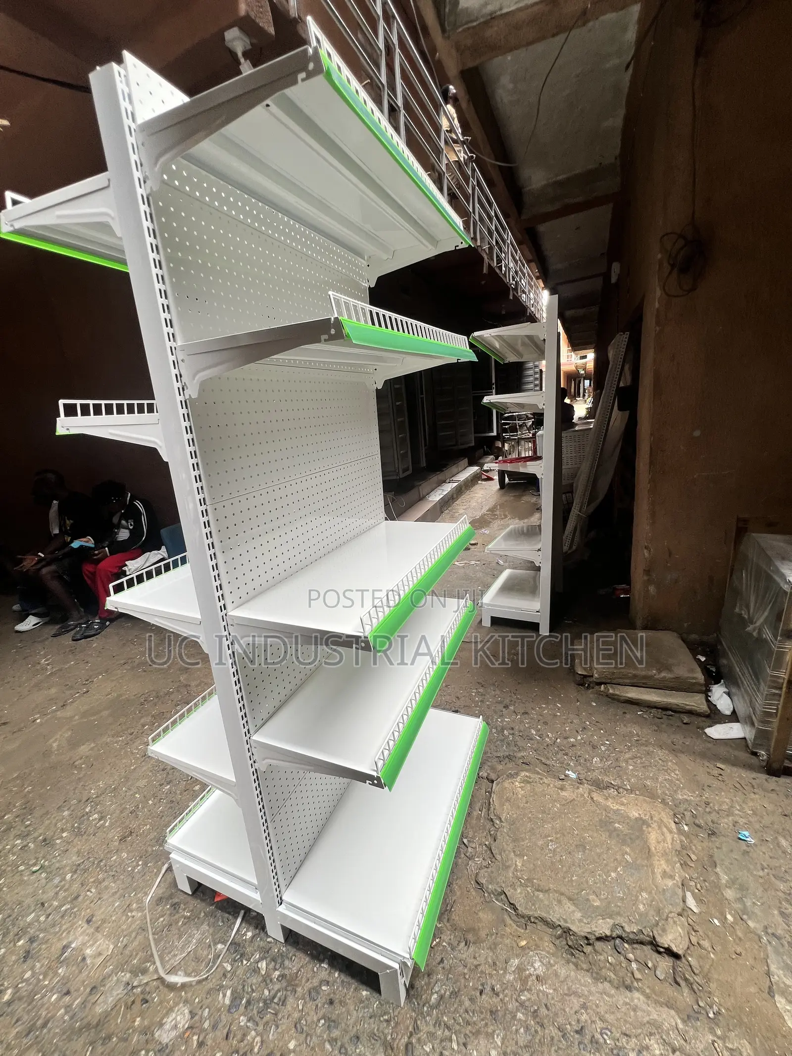 Double Sided Supermarket Shelves
