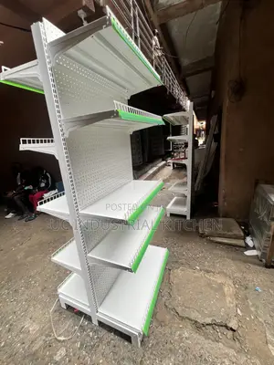 Double Sided Supermarket Shelves