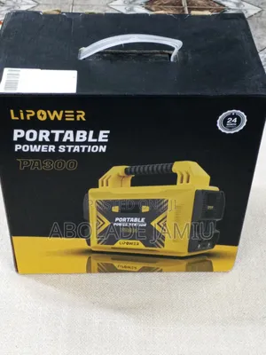 Portable Power Station With 300W and 296Wh LIPOWER PA300