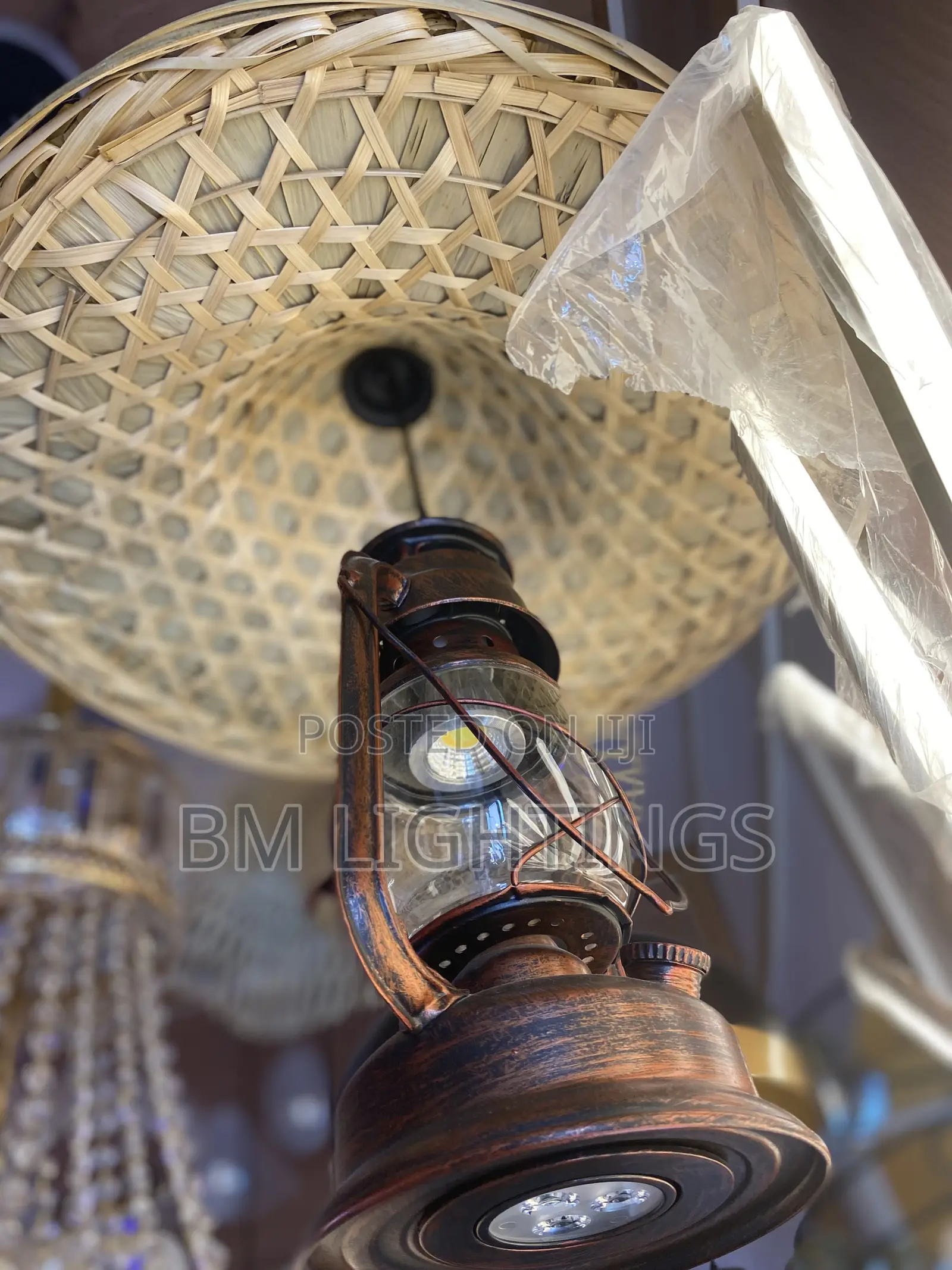 Pendant Light With Vintage Lantern