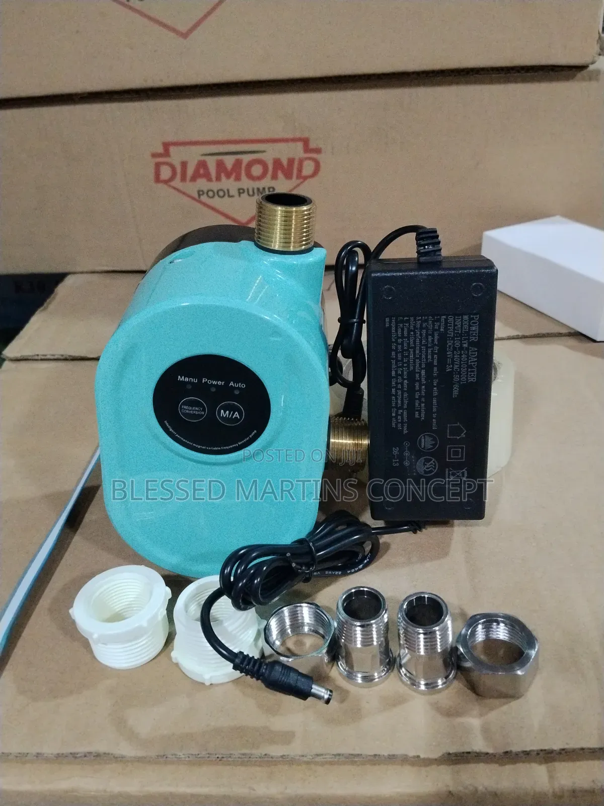 24v AC/DC Smart Booster Pump With Different Interchangeable Outlet