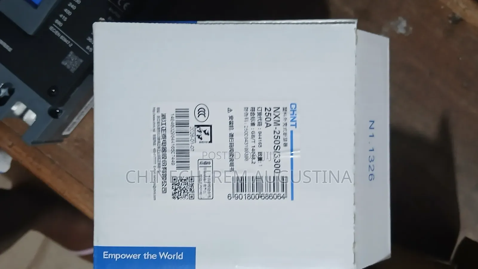 250a McCb 3pole Chint Breaker