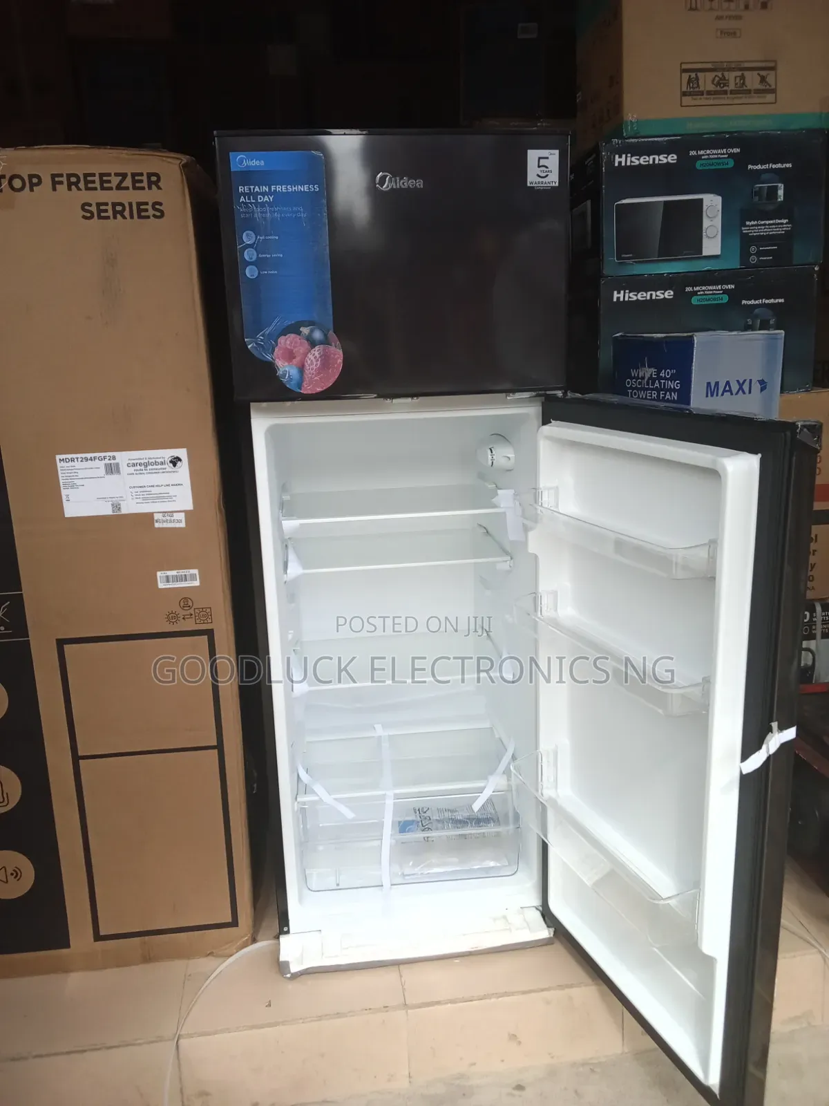 MIDEA RT294FGF28 Jazz Black Refrigerator
