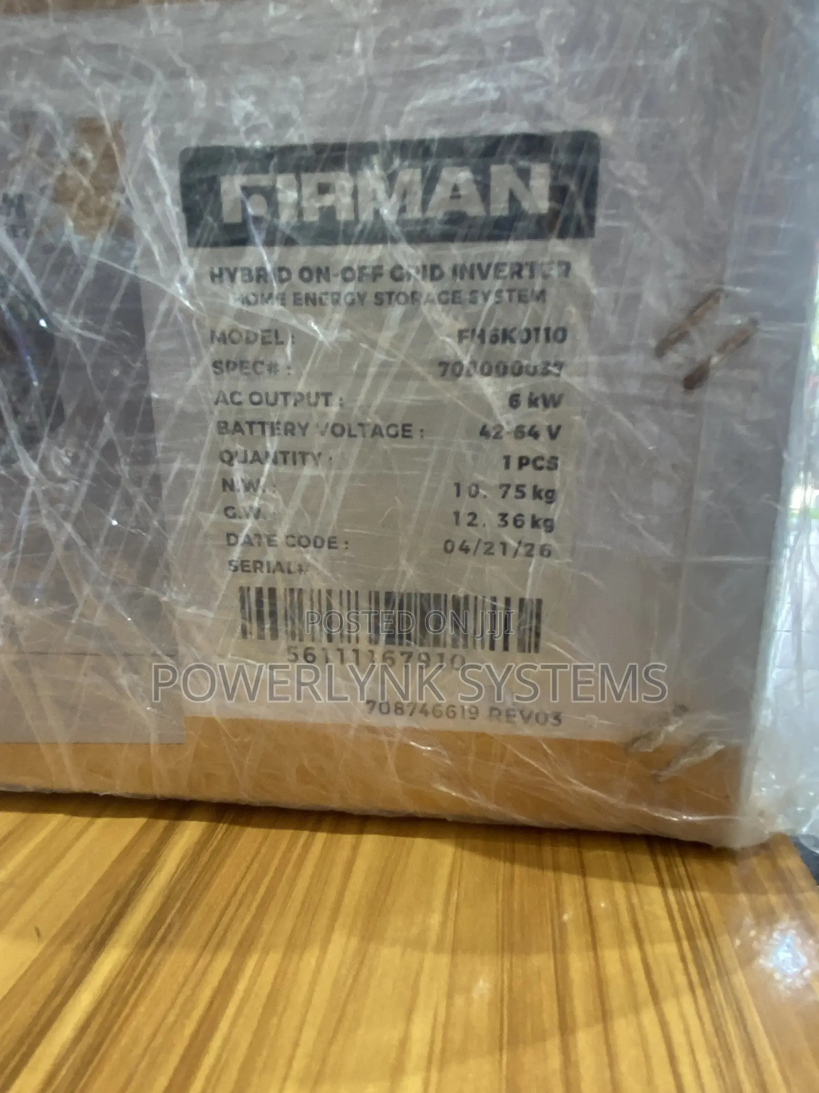 FIRMAN 6KVA Hybrid Inverter