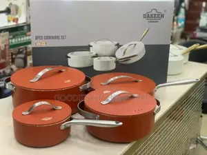 8 PCs Ceramic Cookware Pot Set