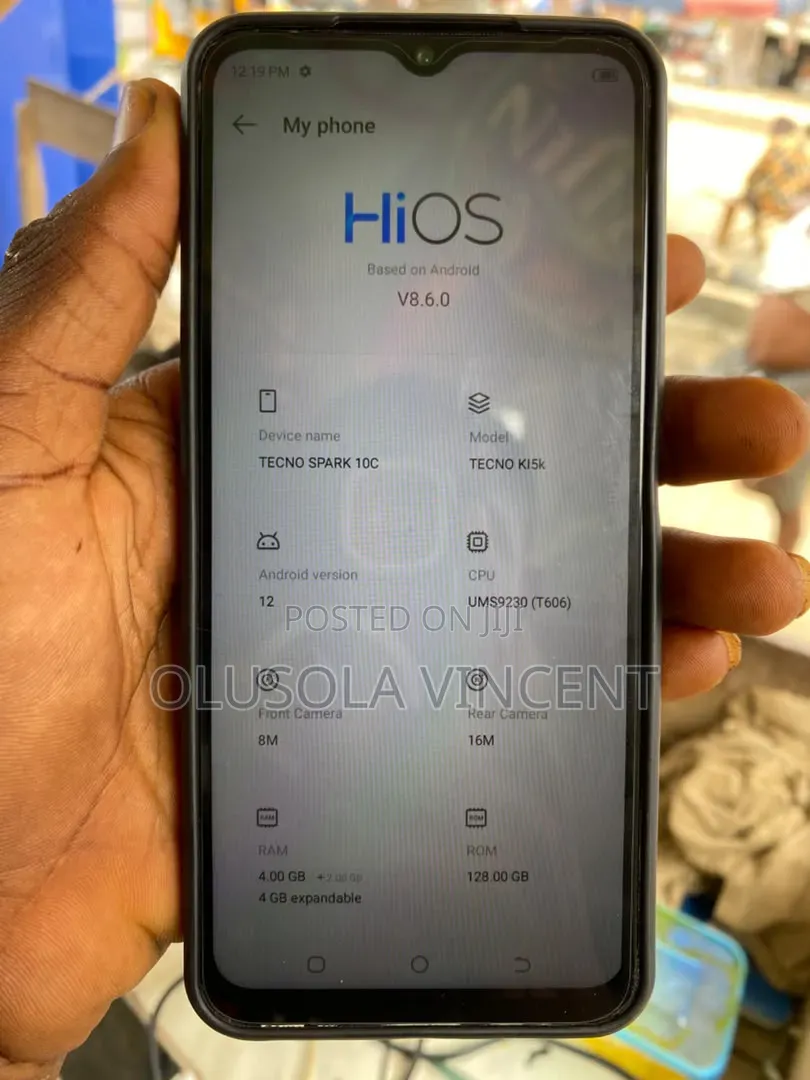 Tecno Spark 10C 128 GB Purple
