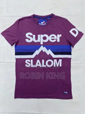 SUPERDRY Super Slalom Purple Tee Shirt Size Medium M