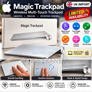 Apple Magic Trackpad – Wireless Multi-Touch Trackpad | Silver