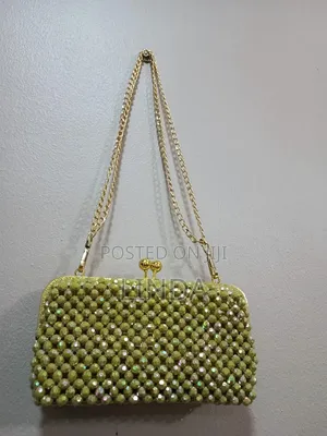 Oliver Green Crystal Beaded Clutch