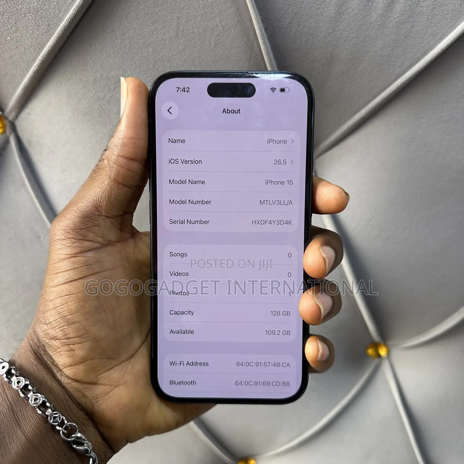 Apple iPhone 15 128 GB Black