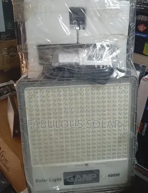 Original Solar Flood Light With Panel 400watts Ganp (Ganp)