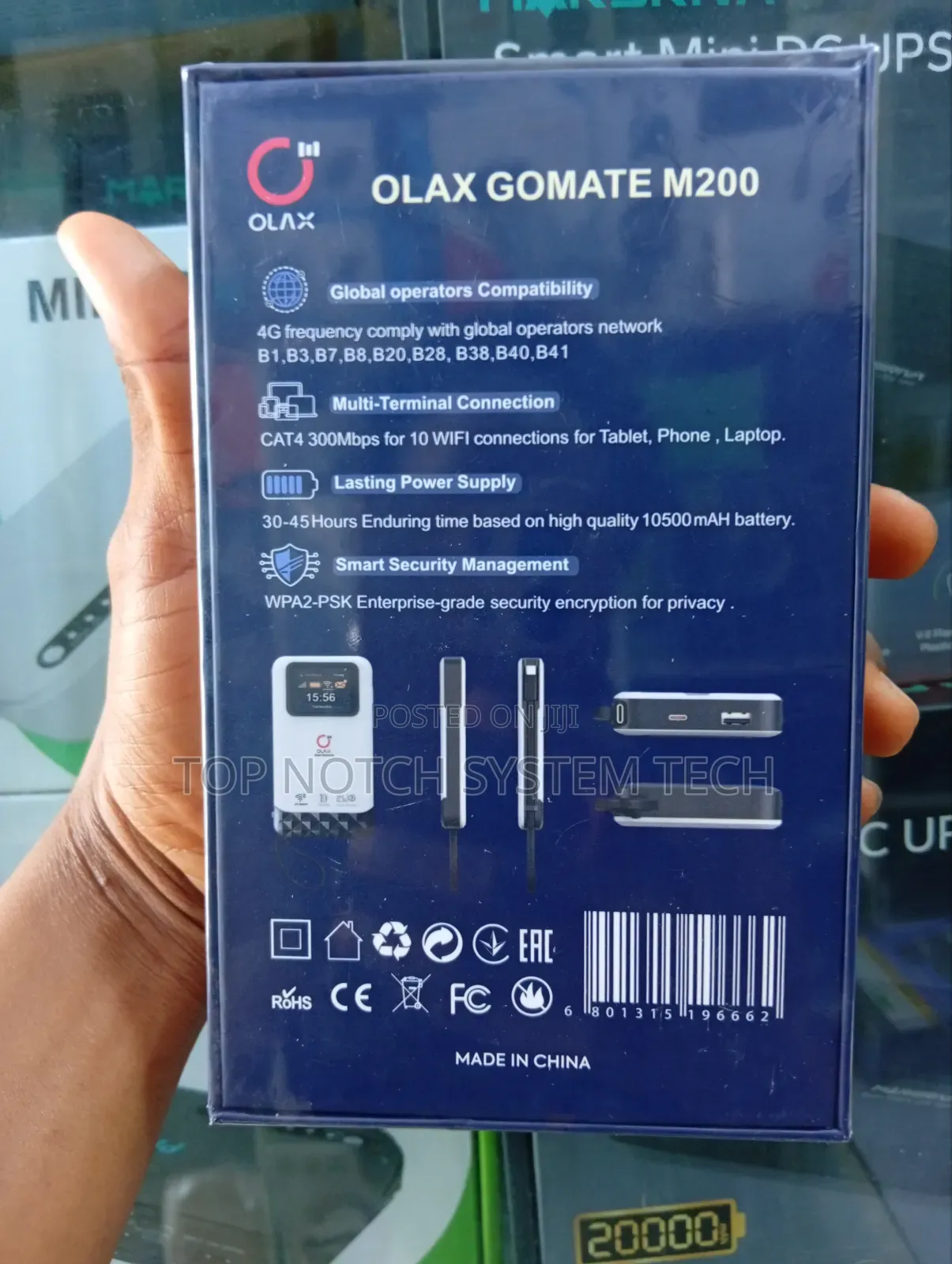 Olax GOMATE M200 Power Bank Wifi