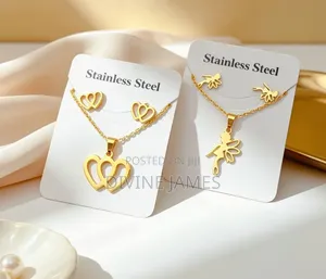 Necklace and Earring.