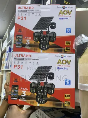 AOV P31 Ultra HD Low Power Solar PTZ Camera.