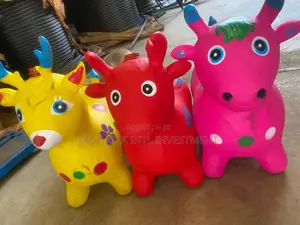Colorful Inflatable Animal Hopper Toys for Kids
