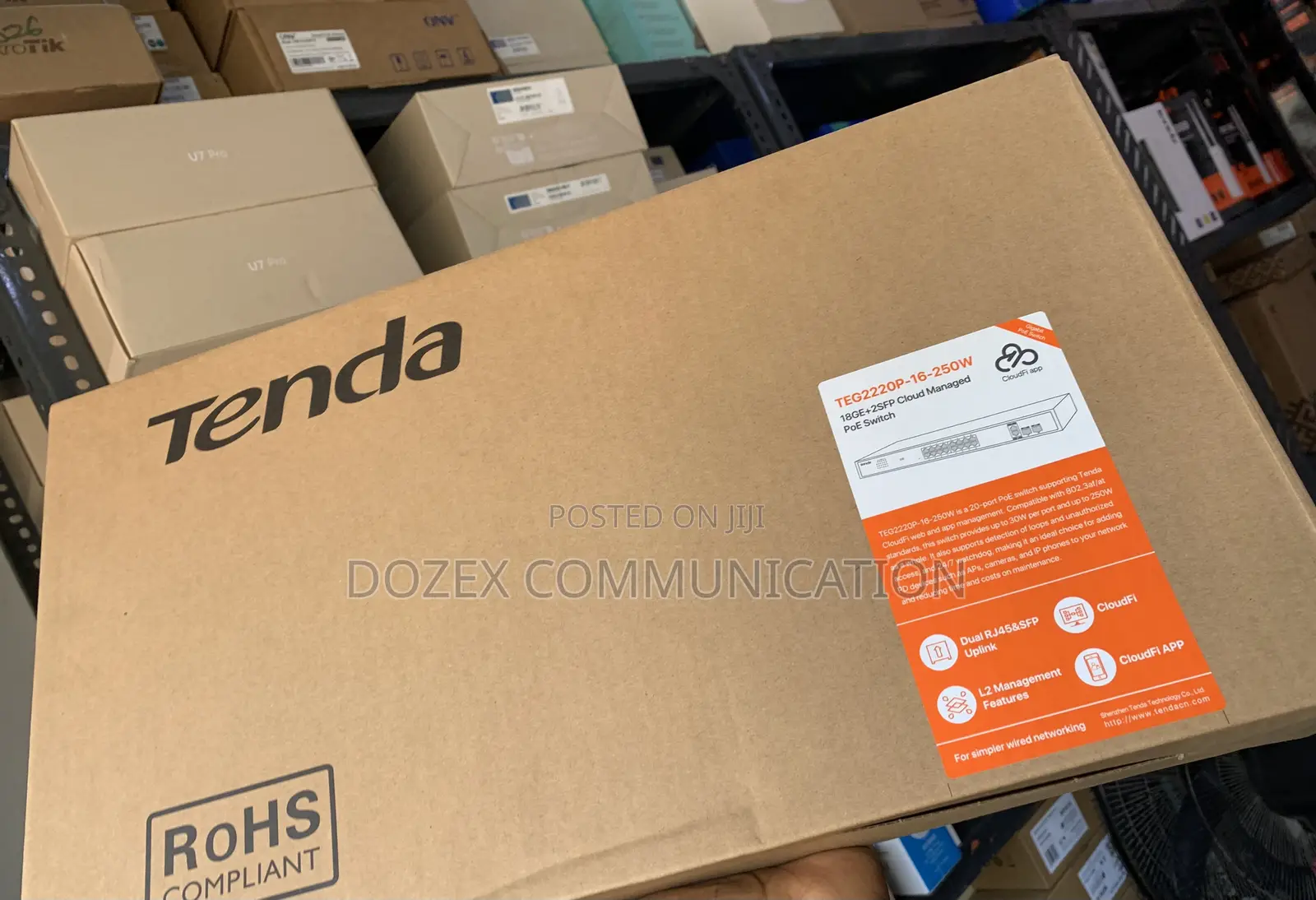 TENDA TEG2220P-16-250W Cloud Managed Switch