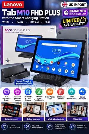 Lenovo Tab M10 32 GB Black