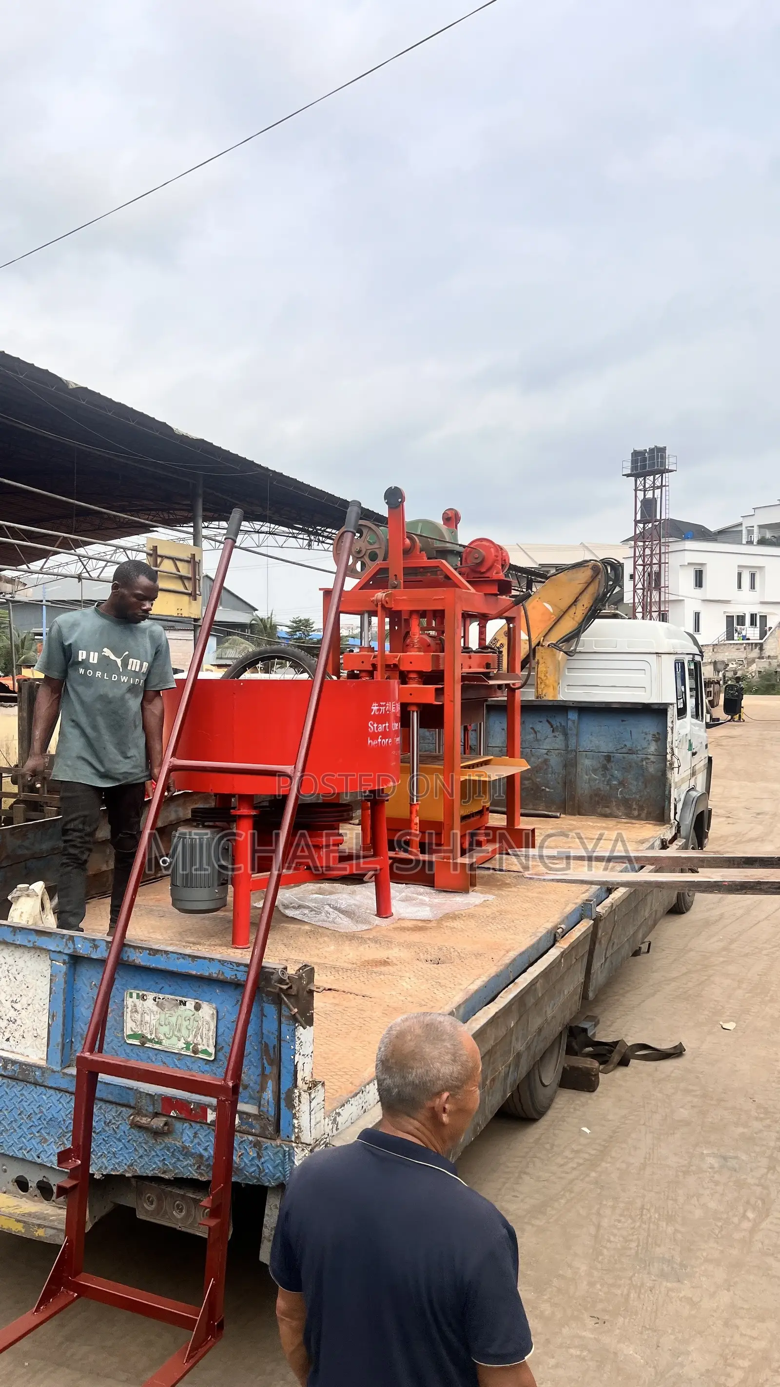 Block Forming Machine and Mixer