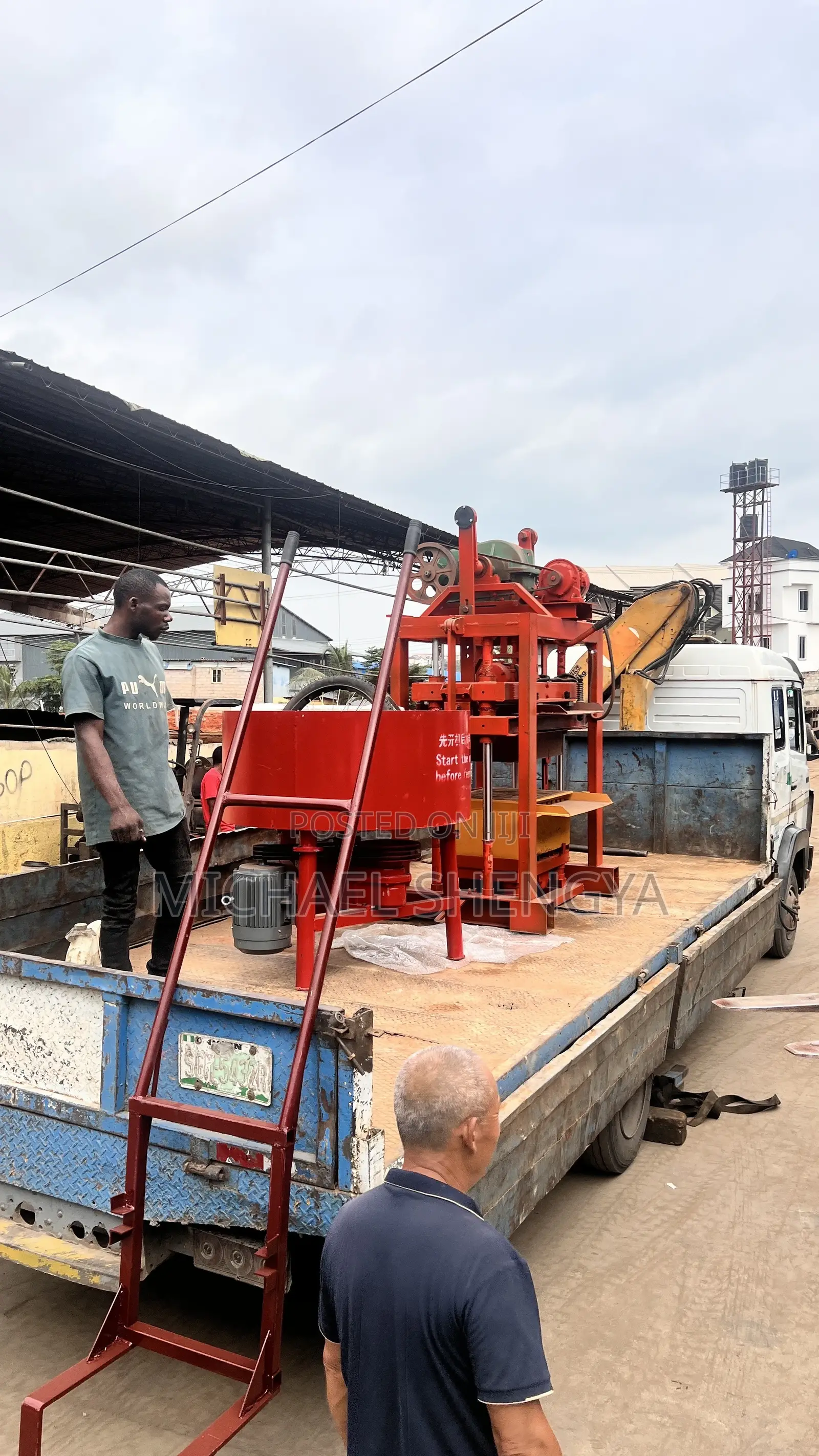 Block Forming Machine and Mixer