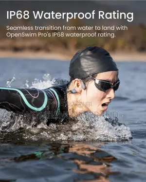 SHOKZ OpenSwim Pro Open-Ear MP3 Headphones, Grey