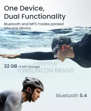 SHOKZ OpenSwim Pro Open-Ear MP3 Headphones, Grey