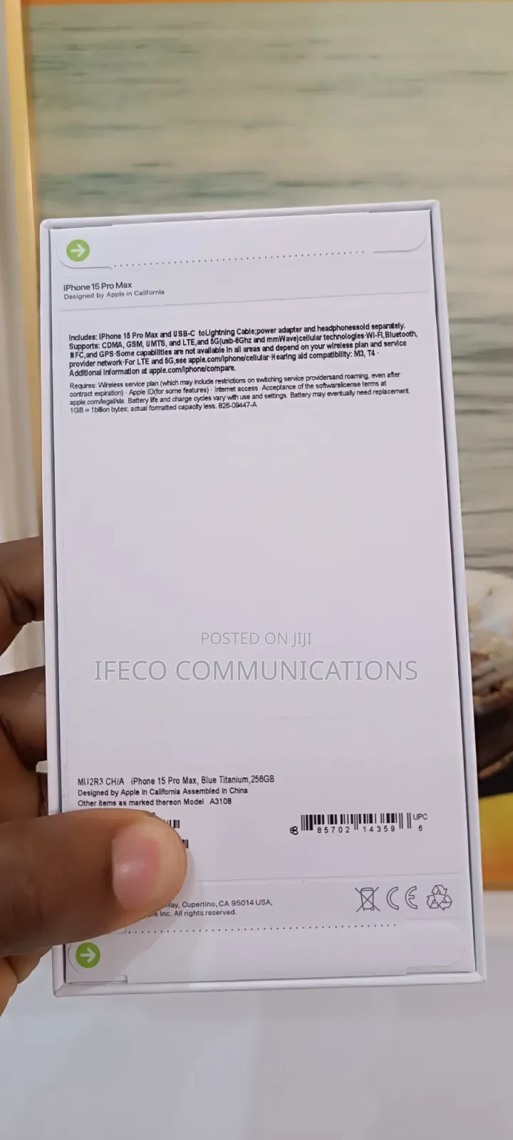 New Apple iPhone 15 Pro Max 256 GB Gray