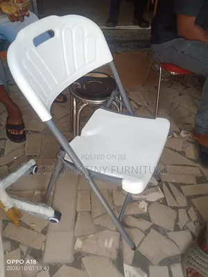 White Foldable Chair ( Plastic)