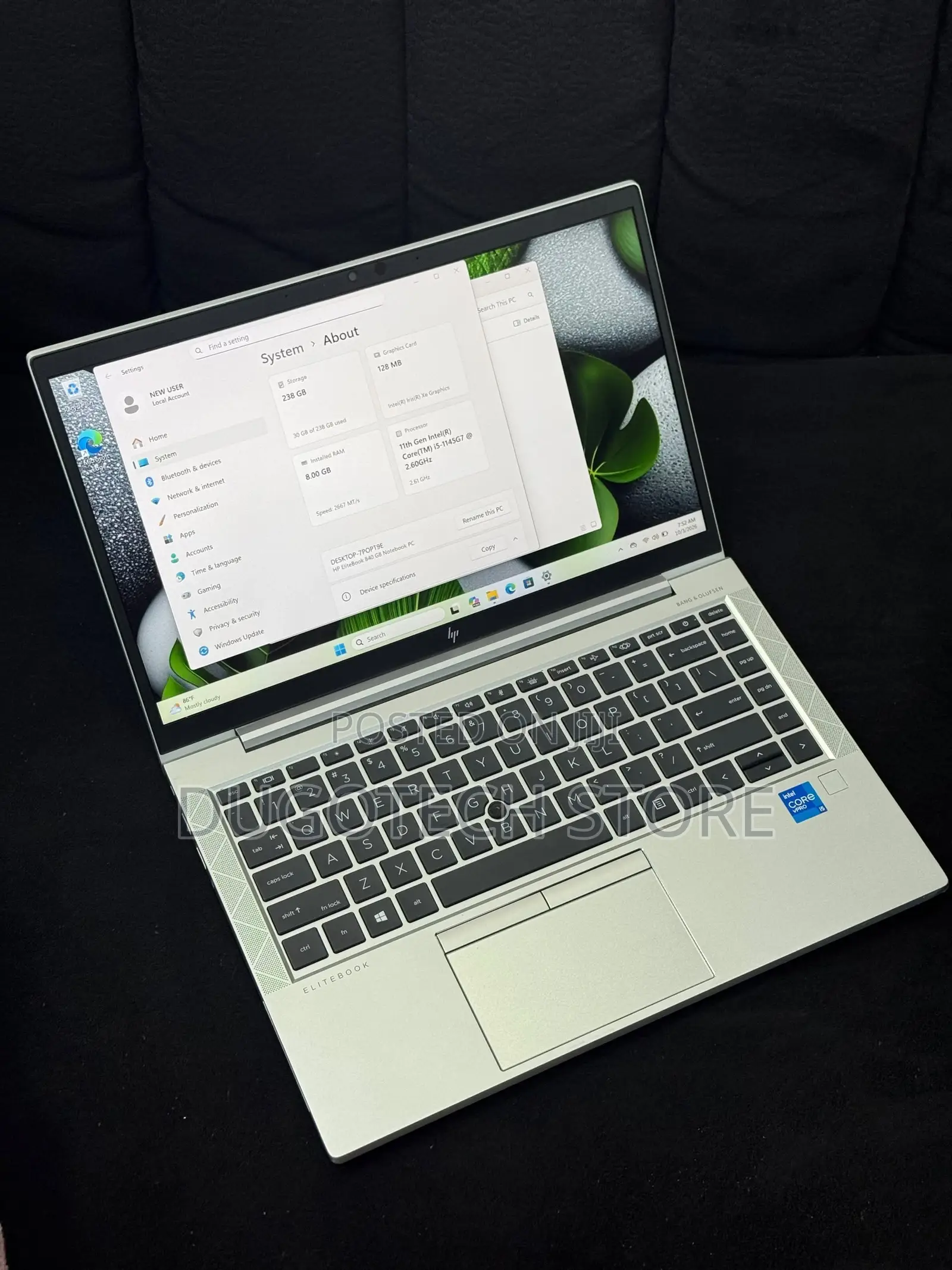 Laptop HP EliteBook 840 G8 8GB Intel Core i5 SSD 256GB