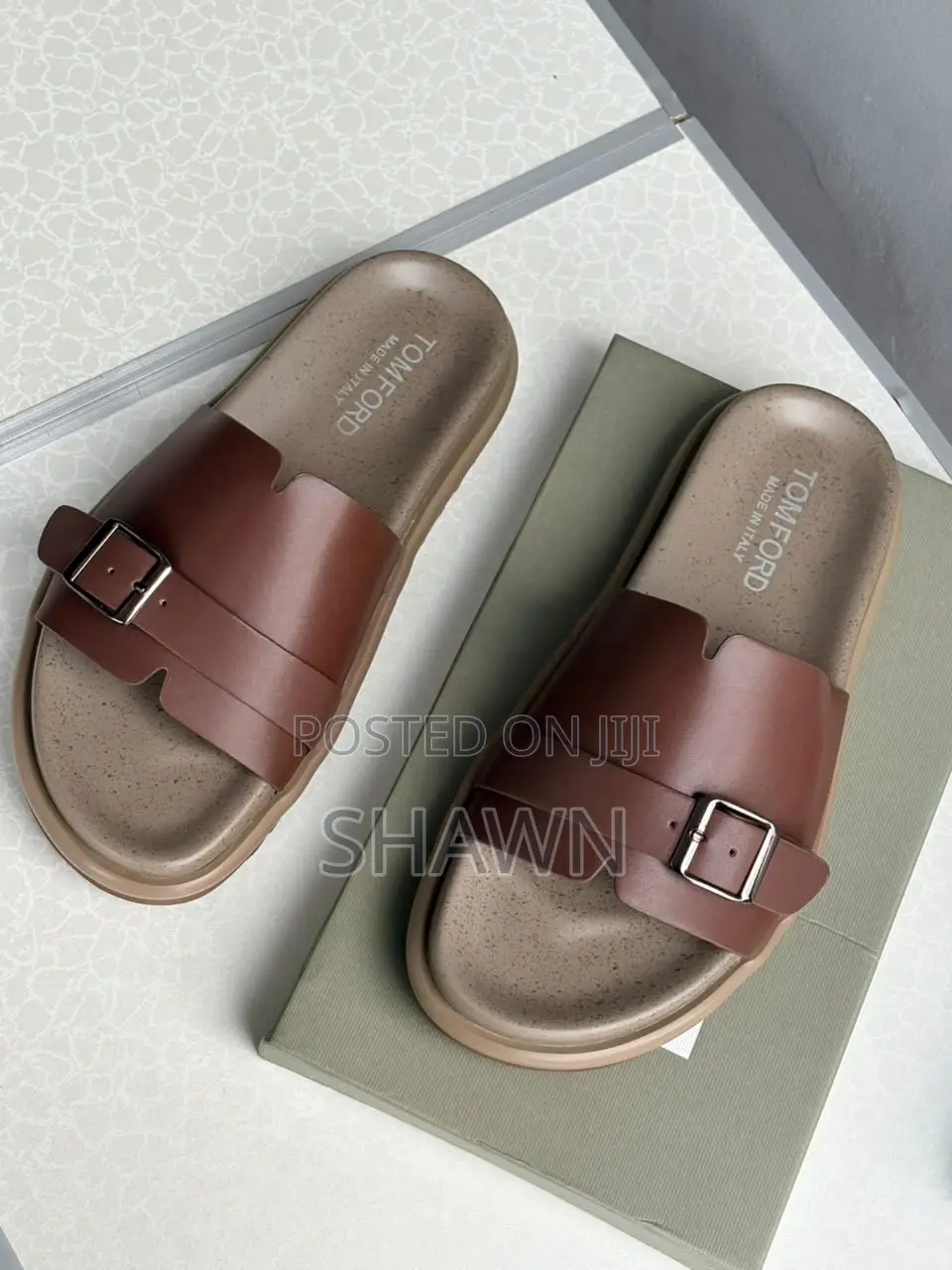 Tom Ford Luxury Leather Slippers