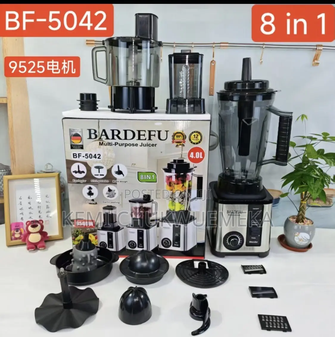 8-in-1 Multipurpose Juicer & Blender – Powerful Kitchen Essential