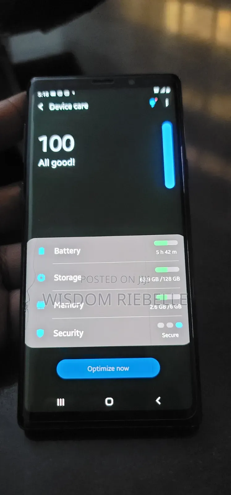 Samsung Galaxy Note 9 128 GB Blue