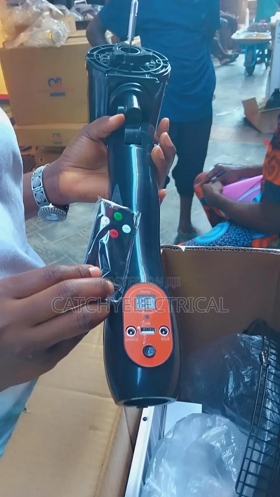Rechargeable Solar Fan